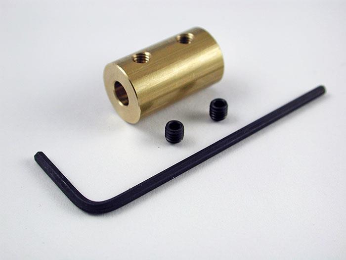 Radio Active Solid Coupling, 4mm To 5mm (Ea)