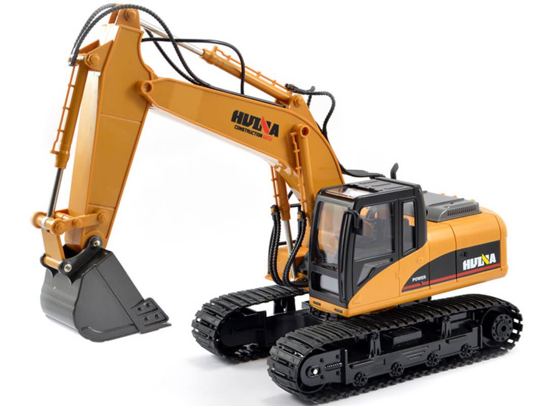 HUINA 1/14 SCALE RC EXCAVATOR 2.4G 15CH w/DIE CAST BUCKET