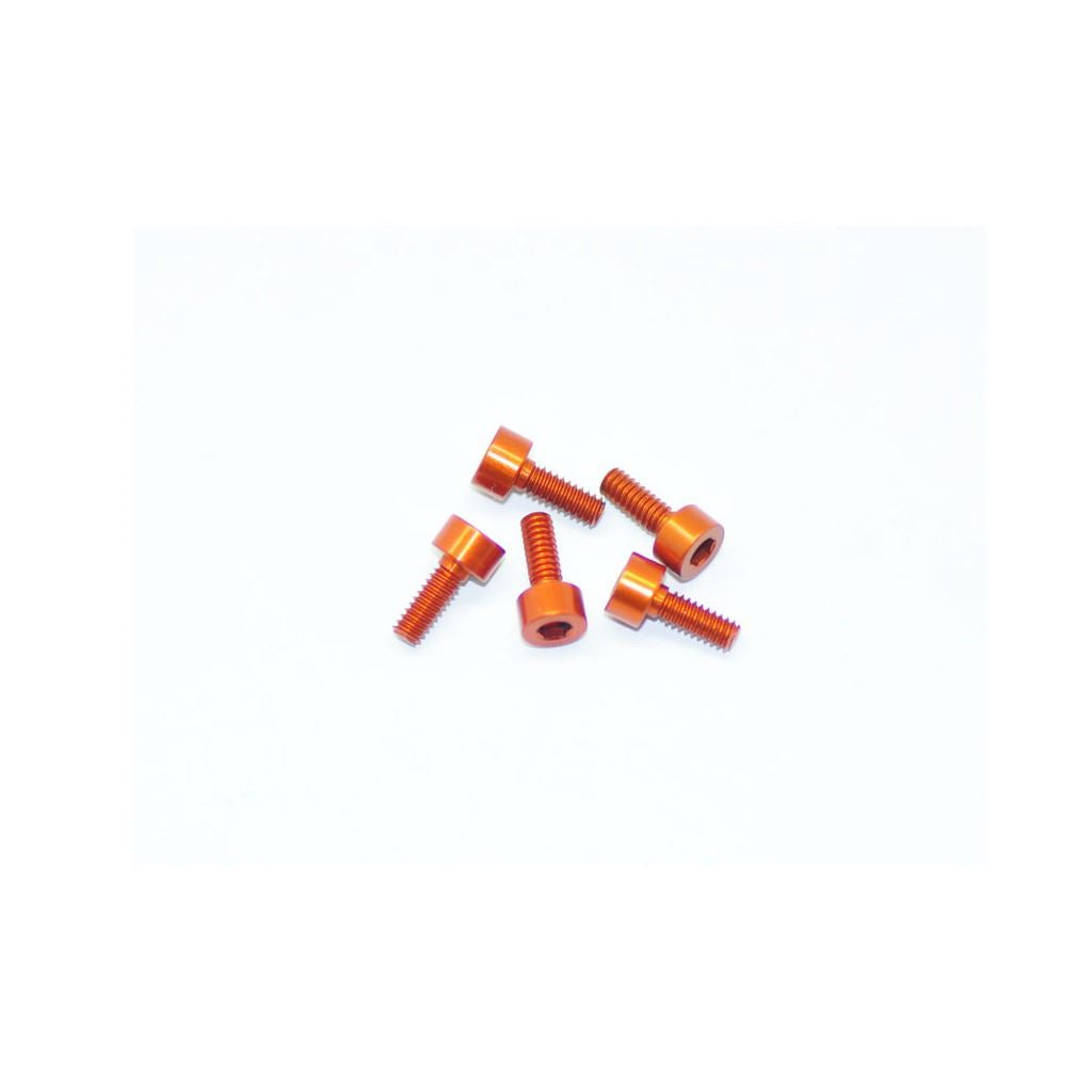 Alu Screw Allen Cylinder Head M2.2 X 6 Orange (5)