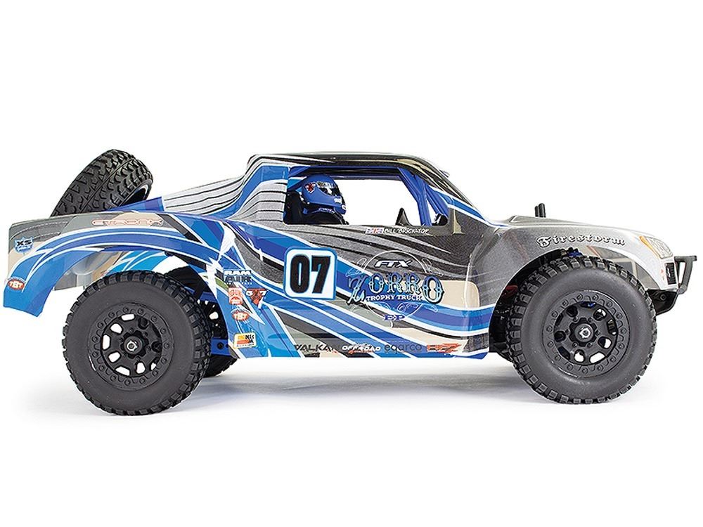 FTX Zorro 1/10 Trophy Truck EP Brushed 4WD RTR Blue - FTX5556B