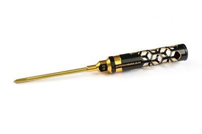 Arrowmax Phillips Screwdriver 4.0 X 100mm Black Golden