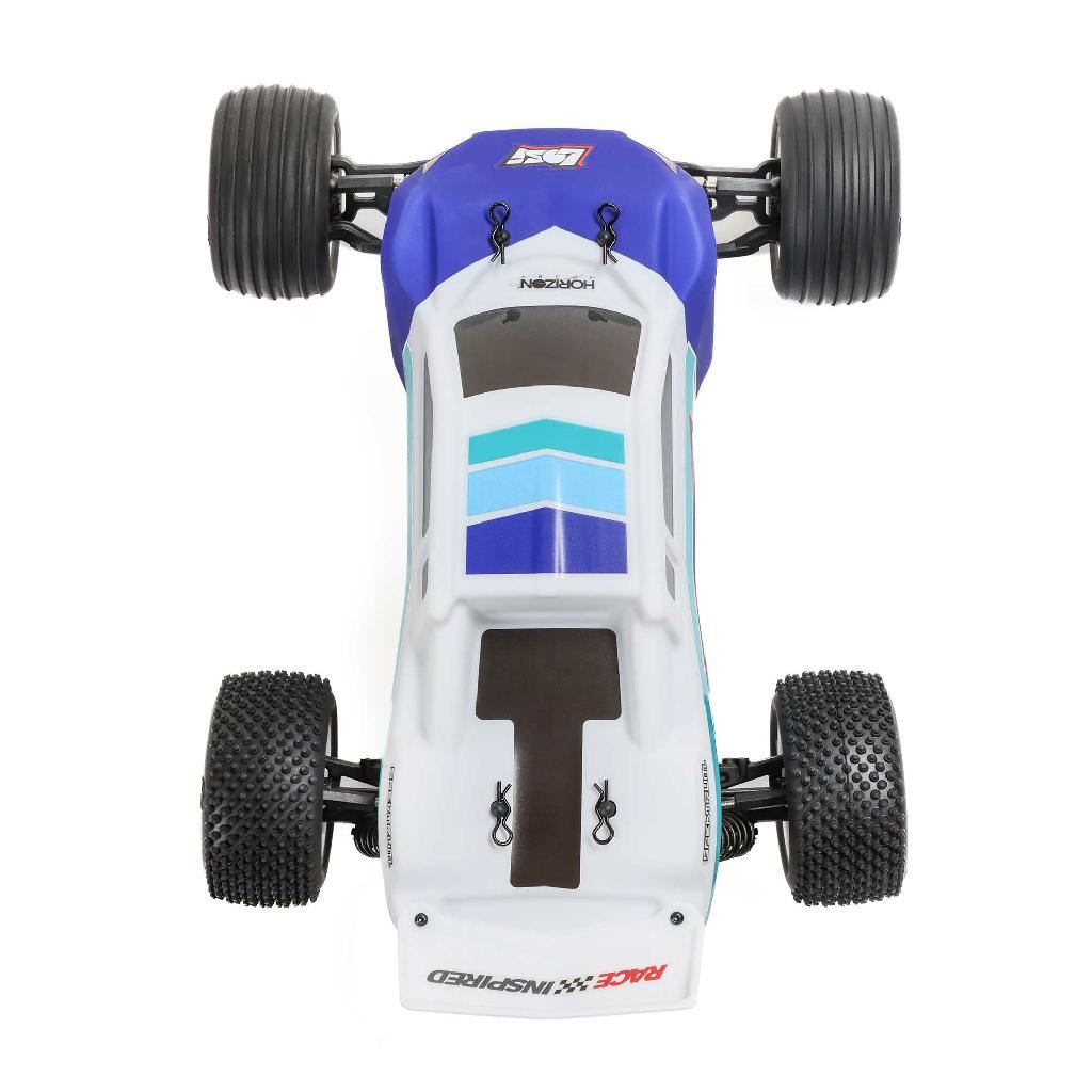 Losi 1/18 Mini-T 2.0 V2 2Wd Stadium Truck Brushless Rtr Blue