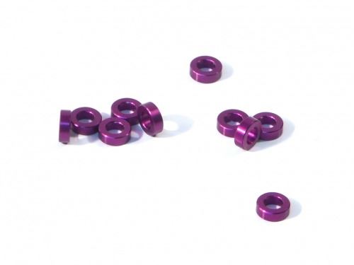 HPI Aluminium Washer 3 X 6 X 2.0mm (Purple/10 Pcs)