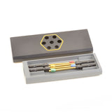 Power Tool Tip Set 4Pcs + Alloy Case B/Golden