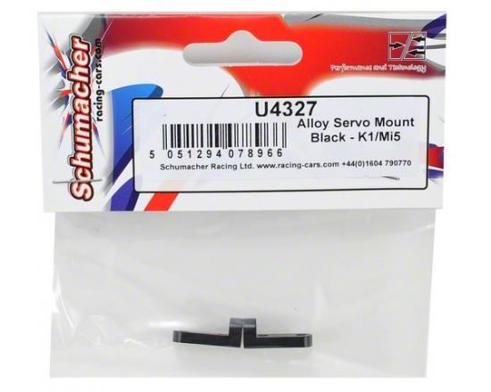 Schumacher Alloy Servo Mount Black - K1/Mi5