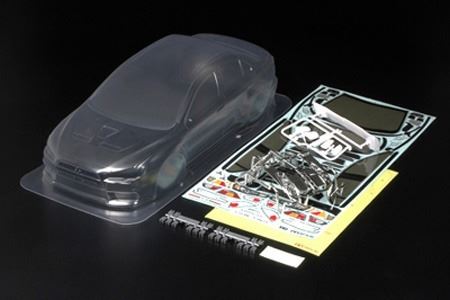 Tamiya Mitsubishi Lancer Evo X Clear 190mm Bodyshell