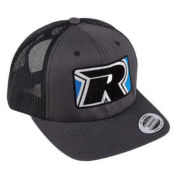 REEDY 2022 TRUCKER HAT FLAT BILL CHARCOAL/BLACK