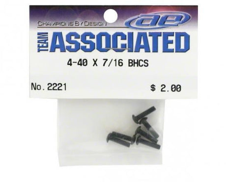 Team Associated 4-40 X 7/16&quot; Button Head Cap Screw