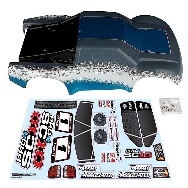 TEAM ASSOCIATED PRO4 SC10 CONTENDER BODY PAINTED