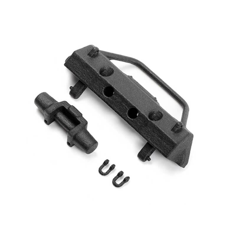 Rc4Wd Micro Series Front Bumper W/ Plastic Winch For Axial Scx24 1/24 Jeep Wrangler Rtr