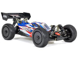 Arrma 1/8 TLR Tuned TYPHON 6S 4WD BLX Buggy RTR, Red/Blue