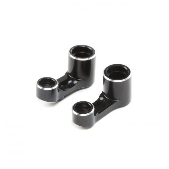 Losi Bell Crank Set - Aluminum - Black: 22 5.0