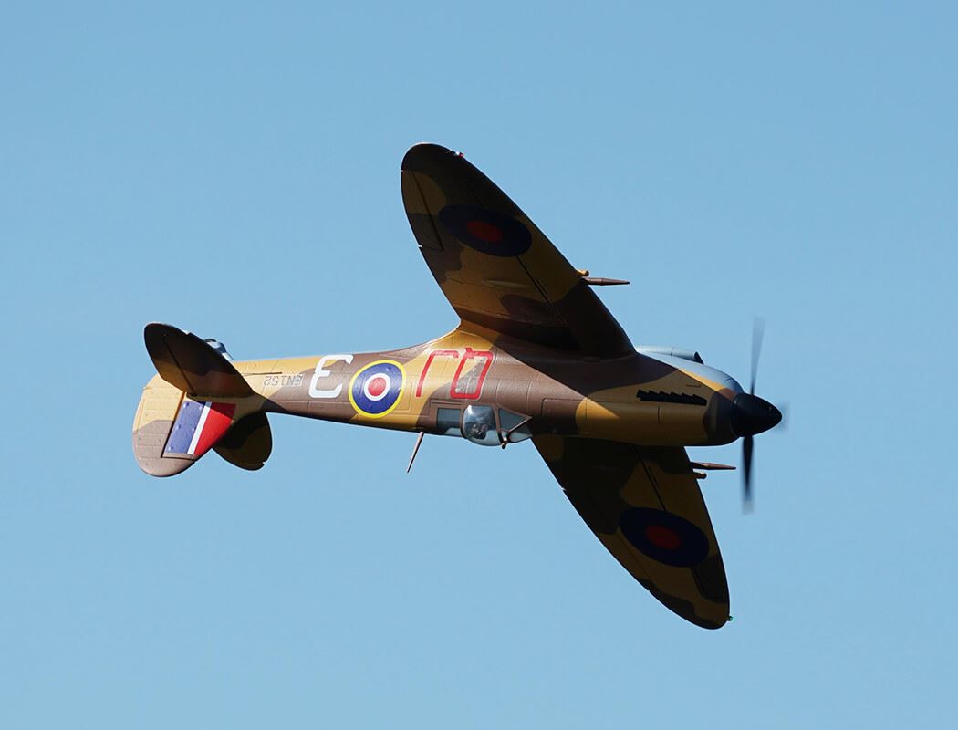 Xfly Supermarine Spitfire Mkix Brown 1200Mm Without Tx/Rx/Batt