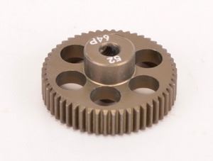 Core RC Pinion Gear 64DP 52T (7075 Hard Alloy)