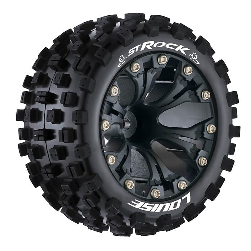 LOUISE RC ST-ROCK 1/10 SOFT 1 /2 OFFSET/BLACK GP JATO 2WD RR