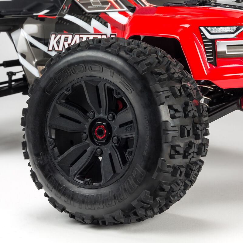 Arrma Kraton V5 6S 4Wd Blx 1/8 Red Monster Truck With Spektrum Firma - Ara8608V5T1