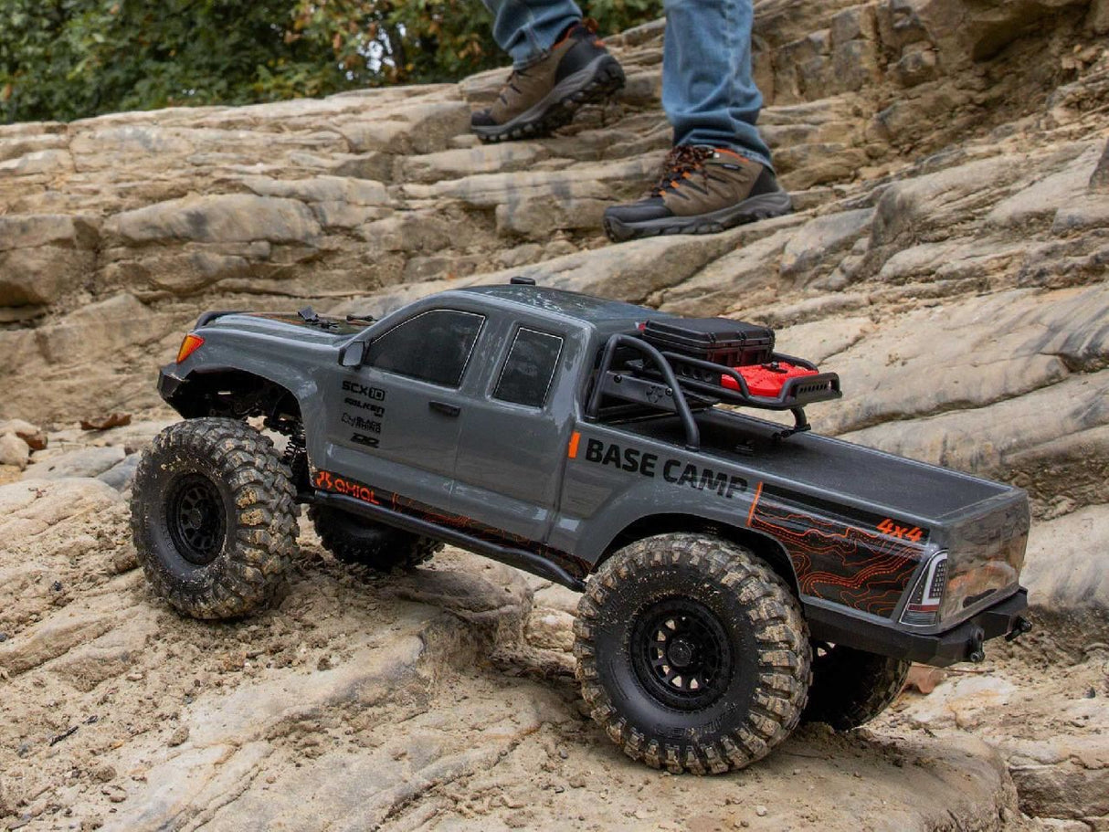 Axial 1/10 Scx10 Iii Base Camp 4X4 Rock Crawler Rtr Grey