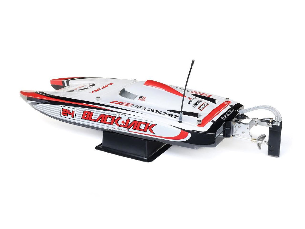 ProBoat Blackjack 24in V2 Catamaran Brushless: RTR, Vegas Offshore