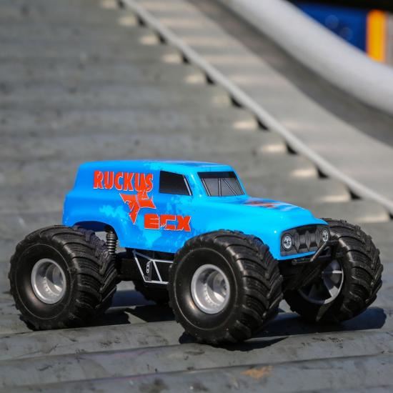 ECX Micro Ruckus 1/28 2WD RTR Blue (ECX00008T1)