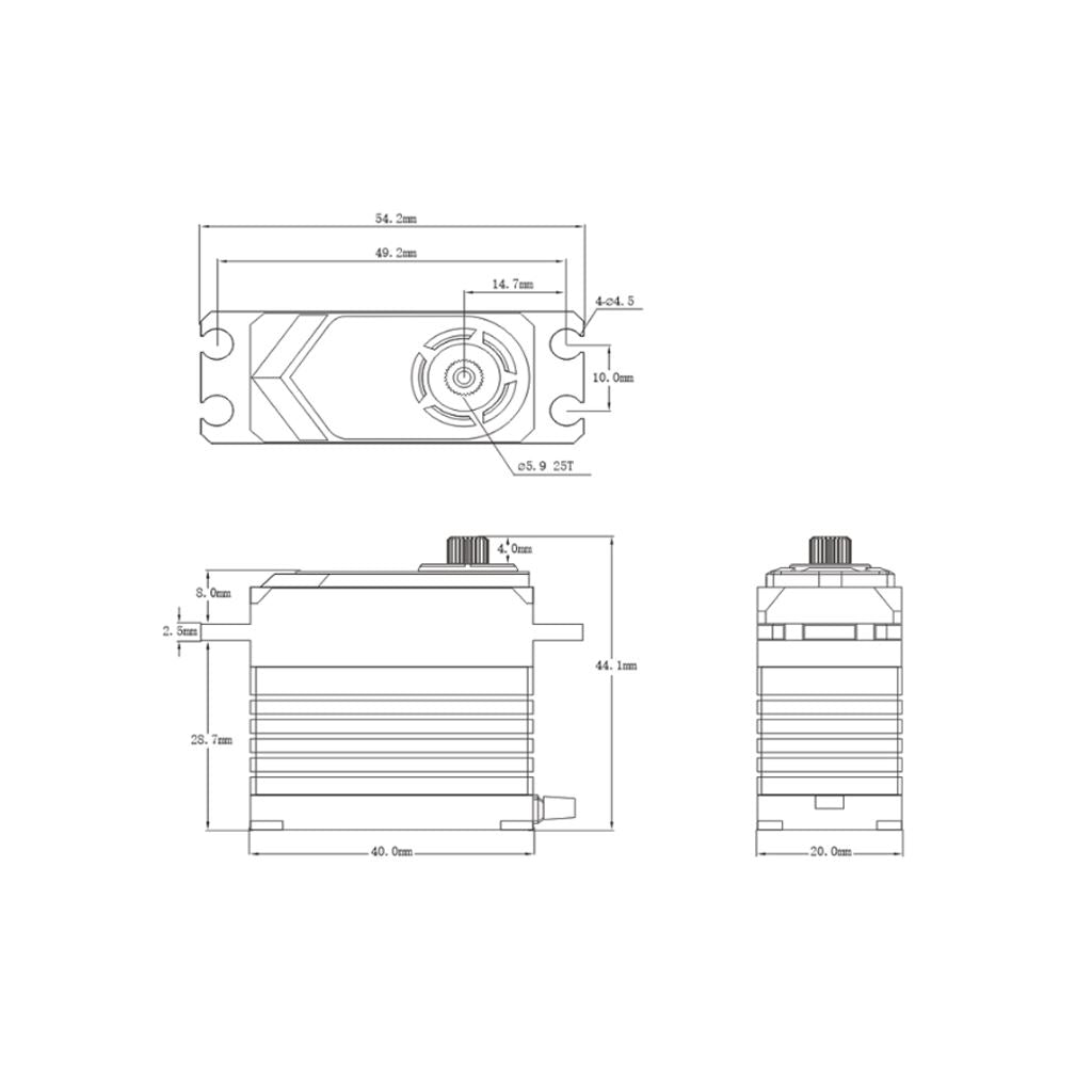 Srt Bhx8 Hv Brushless Servo