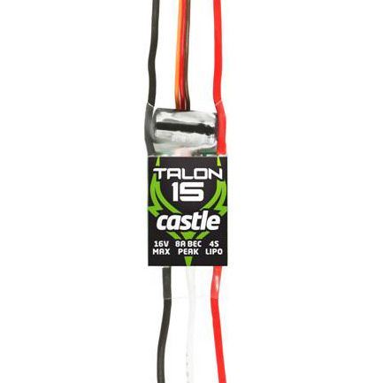 CASTLE Talon 15, 15AMP ESC, HEAVY DUTY BEC