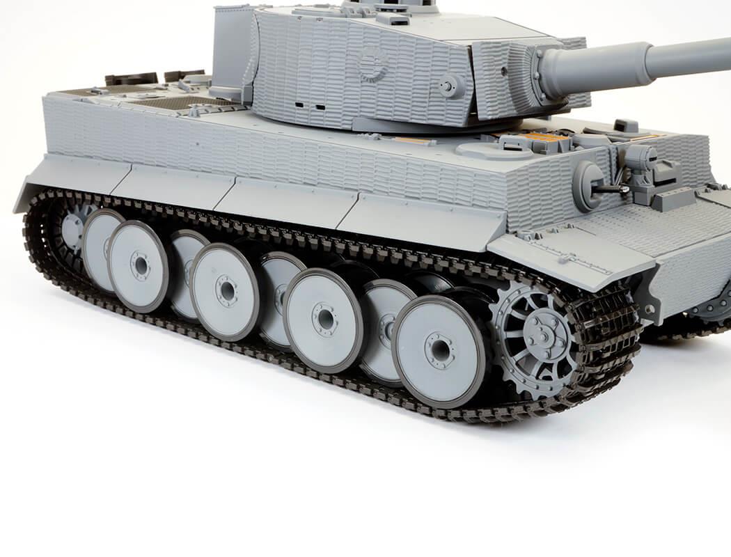 Taigen 1 24 Tiger 1 Ir Battle Tank Late Version- Grey (Base)