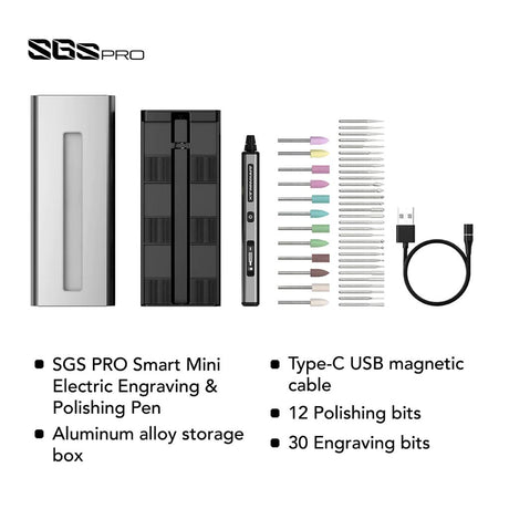 Sgs Pro- Smart Electric Engraving & Polishing Pen