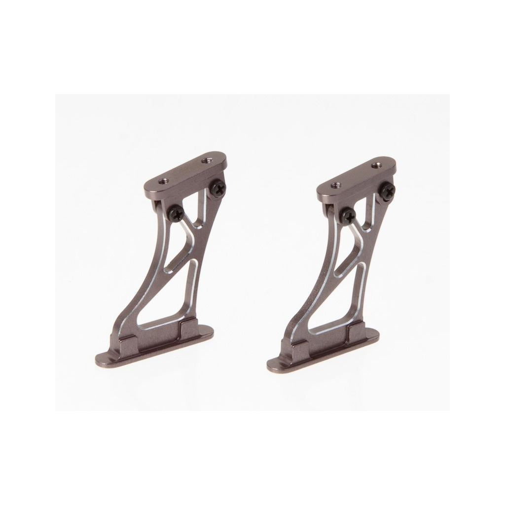 Rear Wing Mount Cnc Alloy Grey/High "1/10"