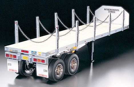 Tamiya Flatbed Semi Trailer for Tamiya Tractor Units