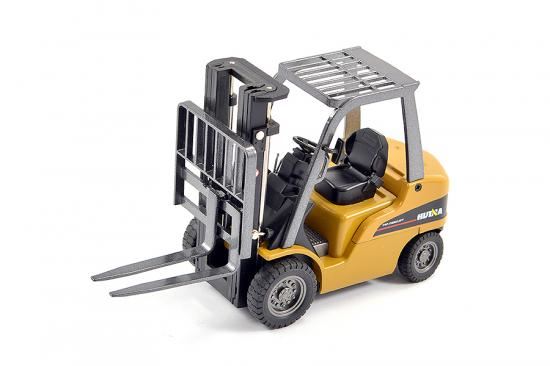 HuiNa 1/50 Diecast Fork Lift Truck Static Model