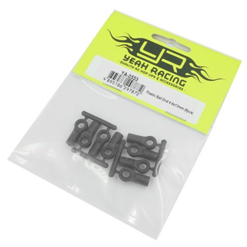 Yeah Racing Plastic Ball End 4.8X13mm 8Pcs