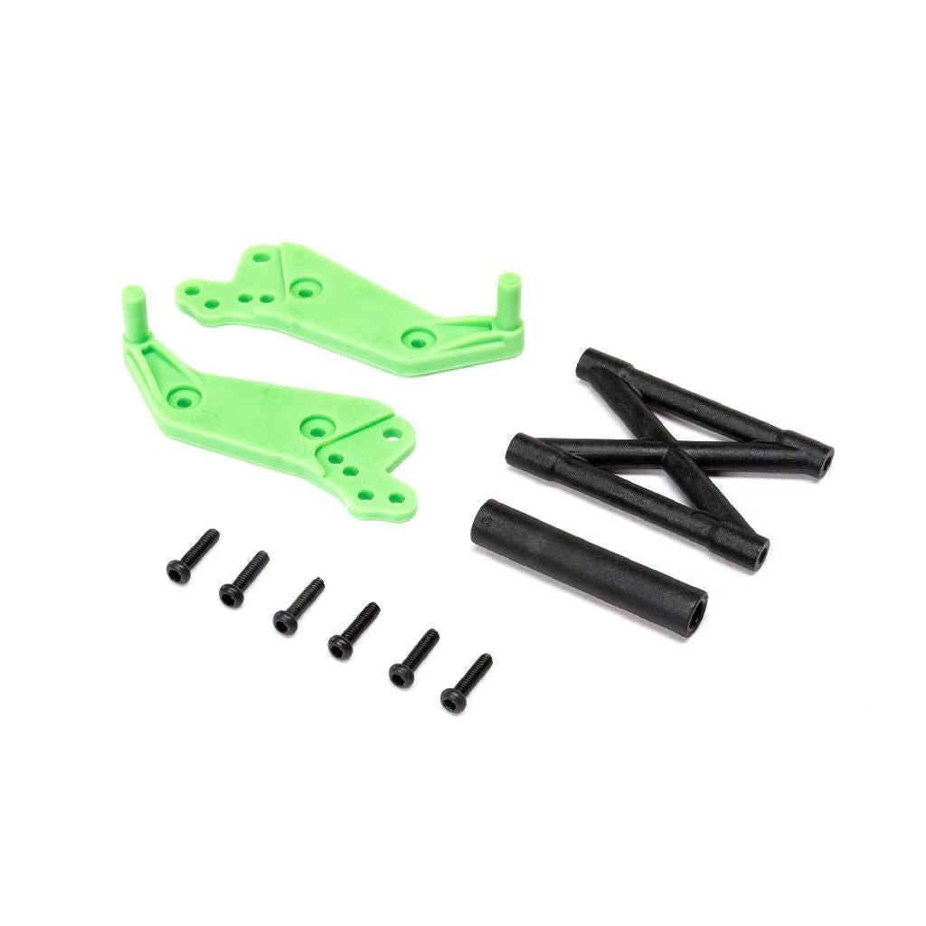 Losi Wheelie Bar Set, Green: Mini LMT