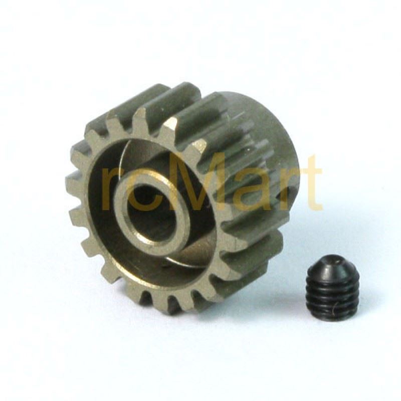 Yeah Racing Aluminum 7075 Hard Coated Motor Gear/Pinions 0.6 19T for Tamiya car kits