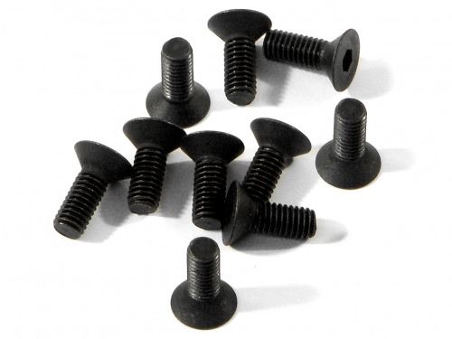 HPI Flat Head Screw M3X8mm (Hex Socket/10Pcs)