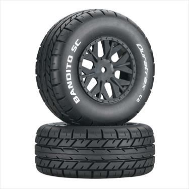 Duratrax Bandito Sc Tire C2 Mounted Asc Sc10 4X4 (2)