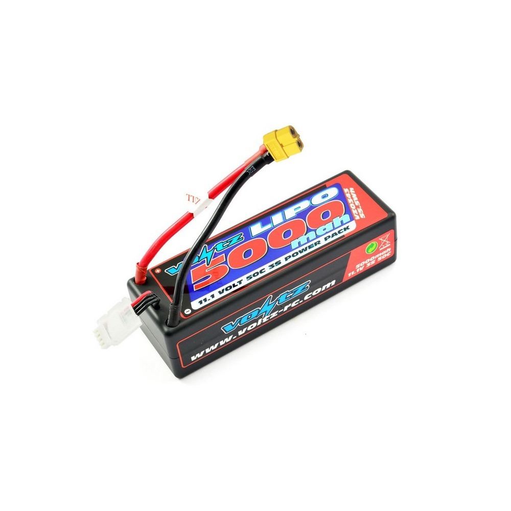 Voltz 5000Mah Hard Case 11.1V 50C Lipo Stick Pack Xt90