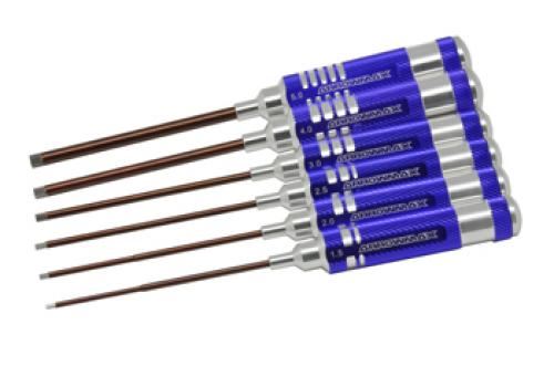 arrowmax Hex Driver Tool Set - 1.5 2.0 2.5 3.0 4.0 & 5.0 X 120mm - 6 Pieces