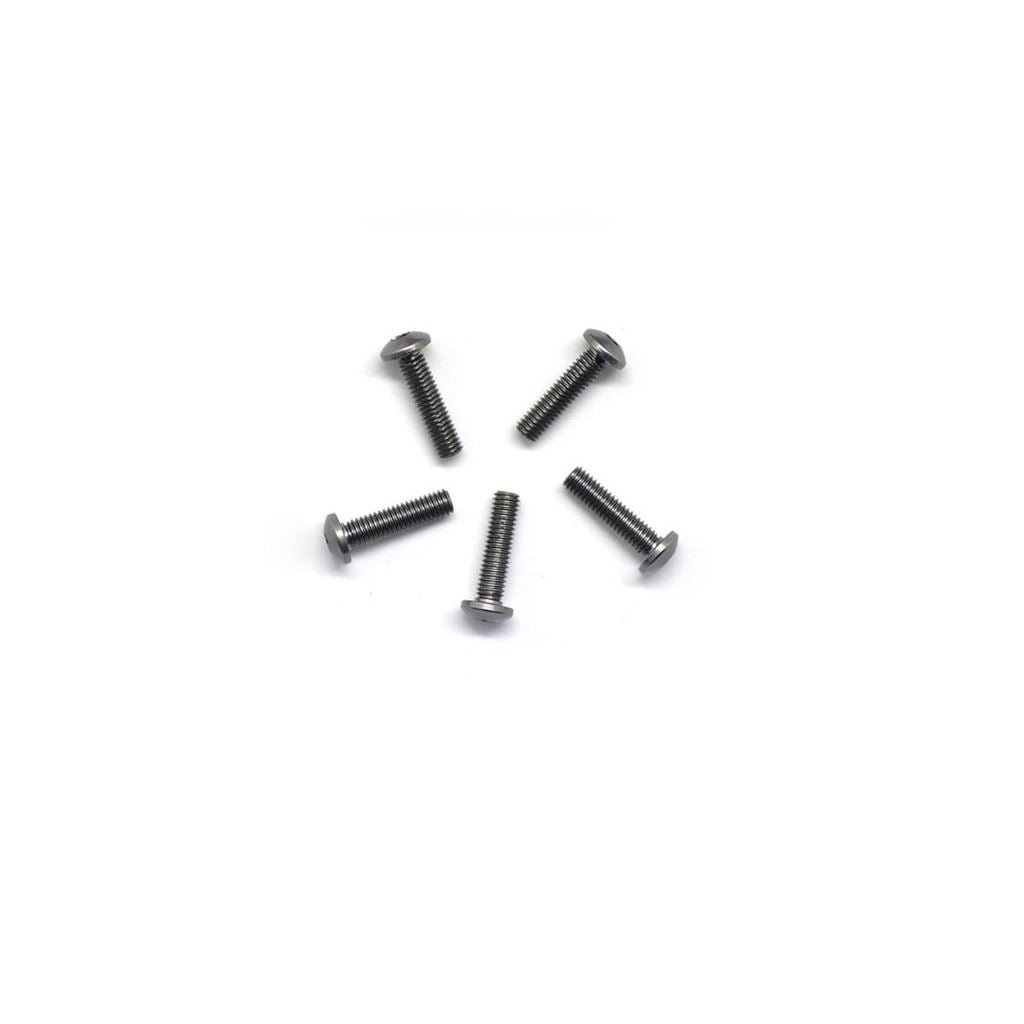 Alu Screw Allen Roundhead M3 X 12 Grey (5)