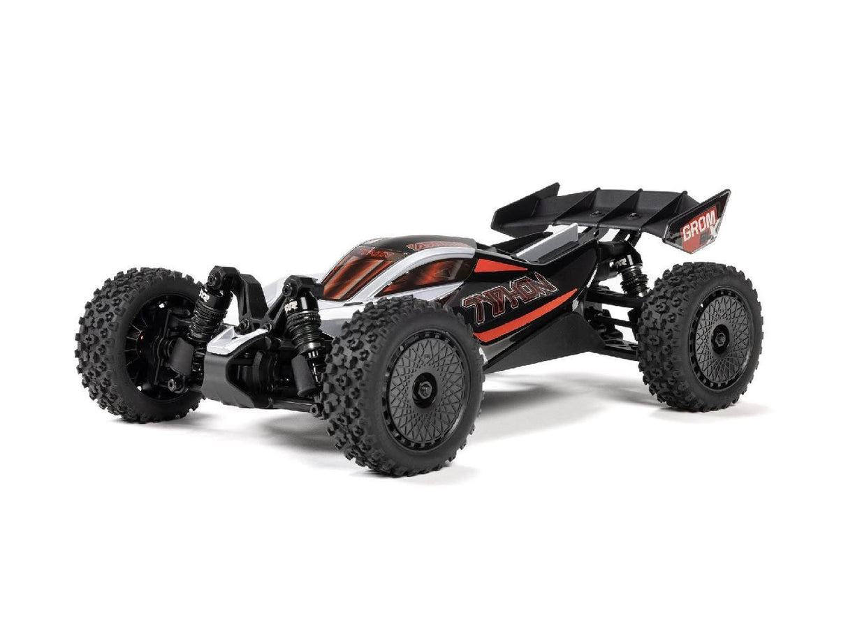 Arrma 1/18 Typhon Grom 223S Blx 4X4 Buggy (No Batt/Charg) Silver