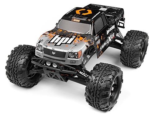 HPI Nitro Gt-3 Truck Painted Body (Silver/Black)