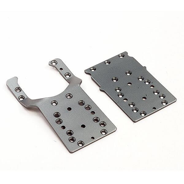 FTX ROKATAN FRONT & REAR ALU CHASSIS PLATES