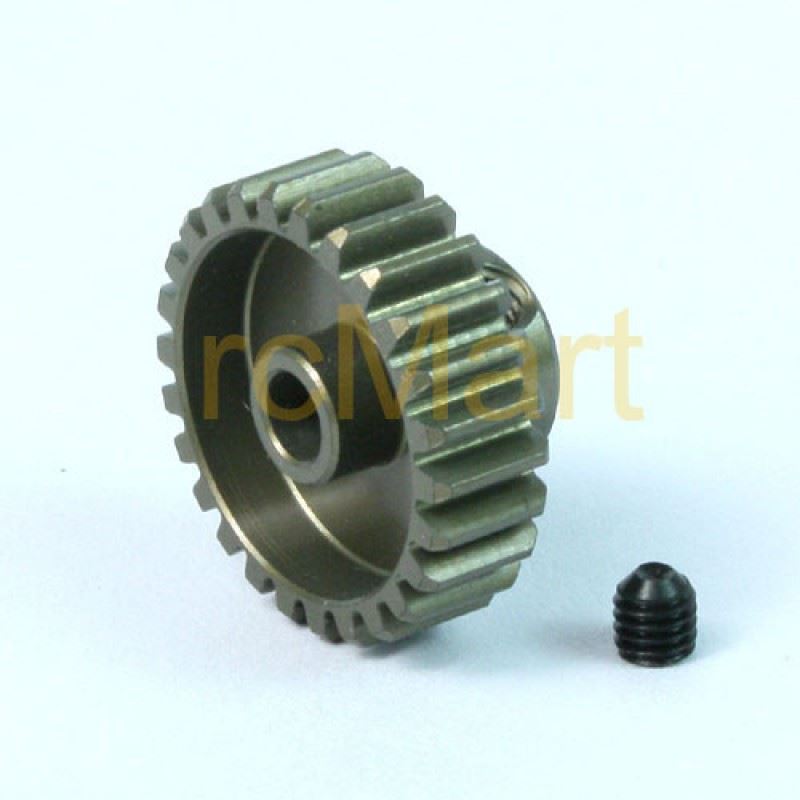 Yeah Racing Aluminum 7075 Hard Coated Motor Gear/Pinions 0.6 26T for Tamiya car kits