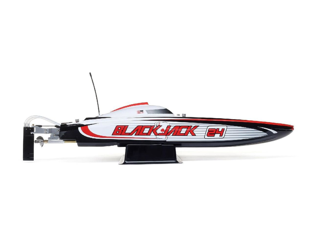 ProBoat Blackjack 24in V2 Catamaran Brushless: RTR, Vegas Offshore