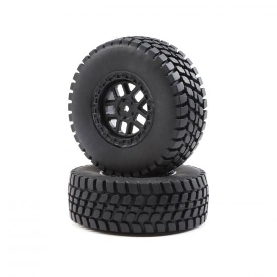 Losi Alpine Wheel and Tire Mounted (2): BR