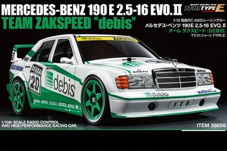 Tamiya 190 E E2 Zakspeed Debis Tt-01E Model Kit - 58656