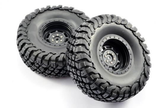 Fastrax 1:10 Crawler Granite 2.2 Scale Wheel &#248;140mm Tyre (Black)