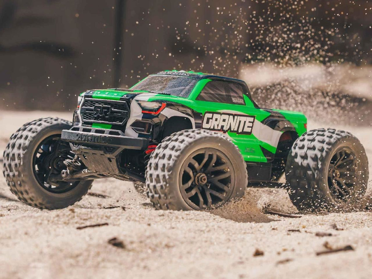 Arrma Granite GROM 4wd MT 1/18 RTR Mega w/Lipo Batt/USB Chg Green