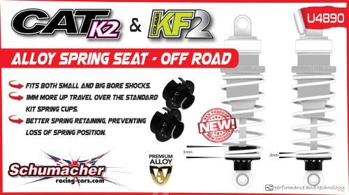 Schumacher Alloy Spring Seat - Off Road - pr