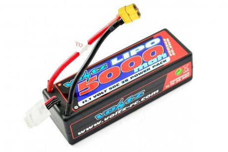 VOLTZ 5000mah HARD CASE 11.1V 50C LIPO STICK PACK XT60