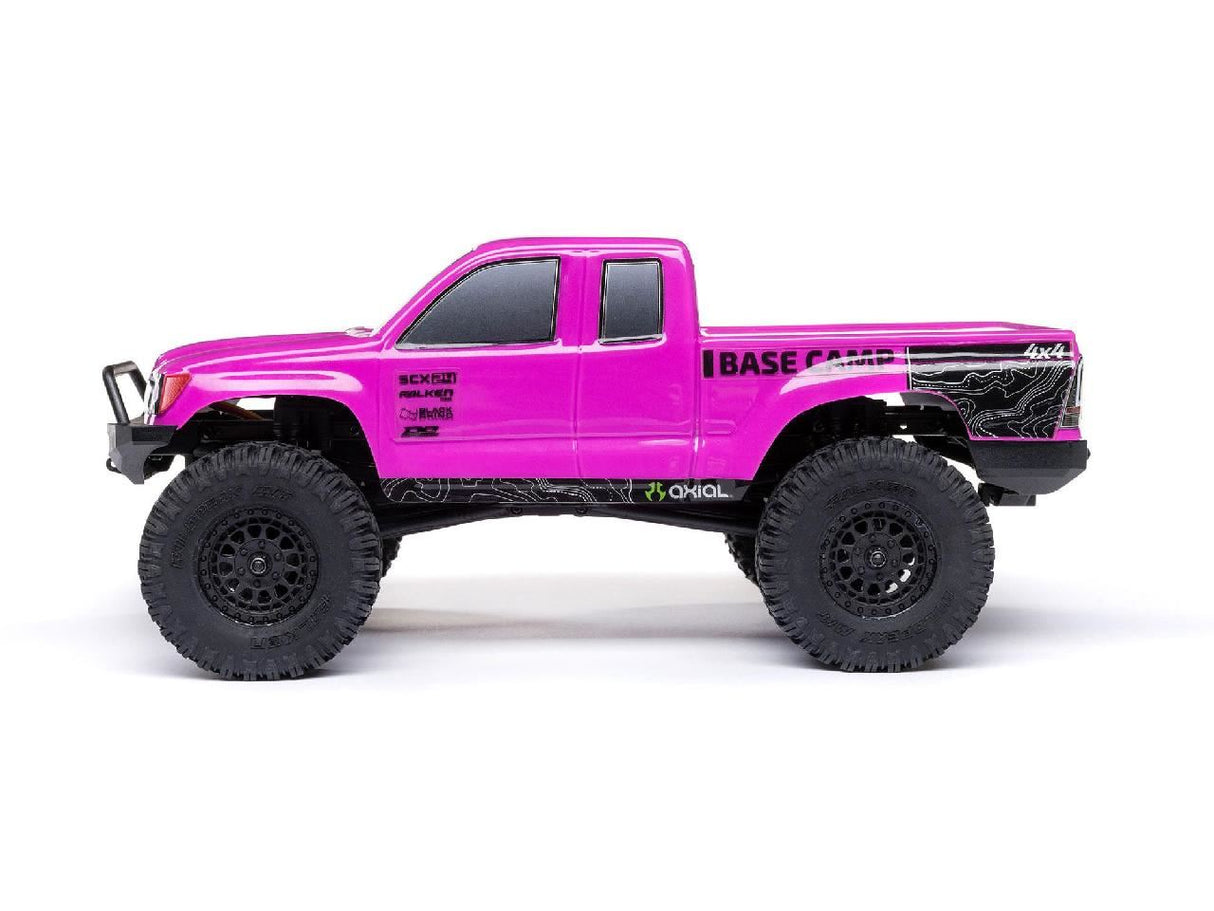 Axial 1/24 Scx24 Base Camp 4Wd Rock Crawler Rtr Pink